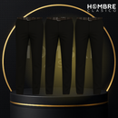 Kit 3 Pantalones en Seda Color Hielo y Elastano