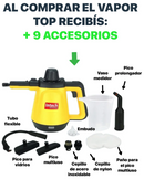 Limpiador a Vapor + 9 accesorios